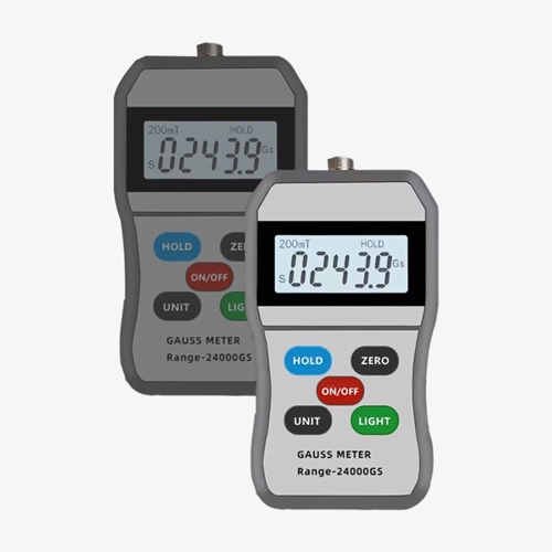 High precision digital gauss meter with probe details