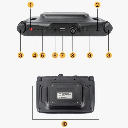 High precision professional water leak detector structure