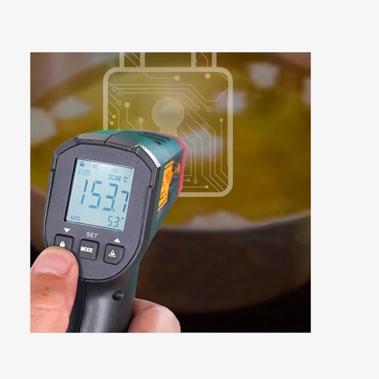 Industrial infrared thermometer details