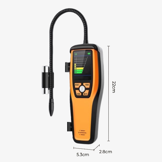 Infrared refrigerant leak detector size