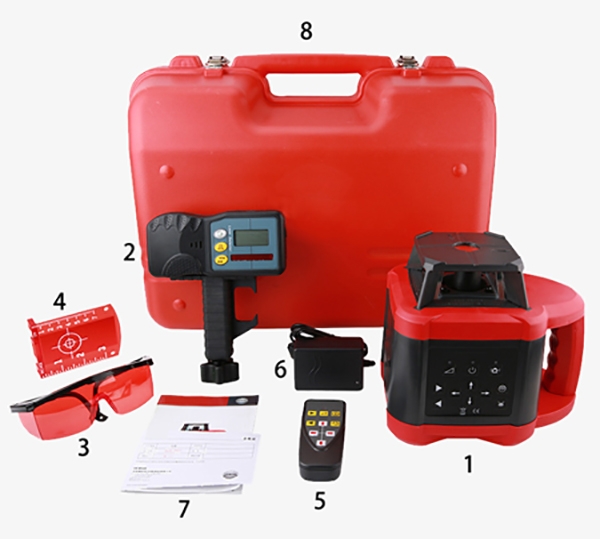 Infrared rotary laser level accessories