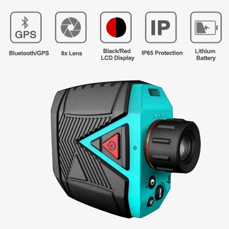 Laser rangefinder with gps