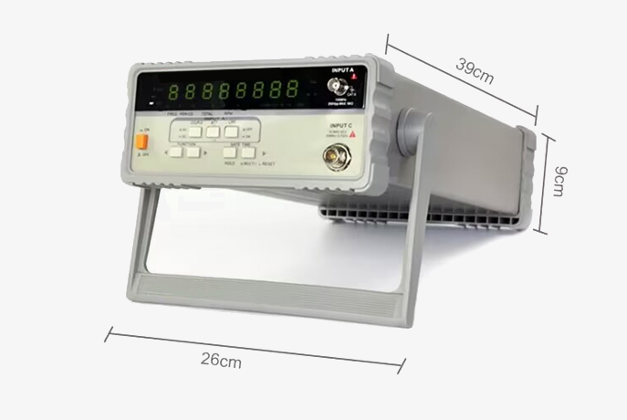 LCD display frequency counter dimension