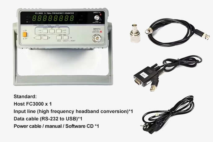 LCD display frequency counter packing list