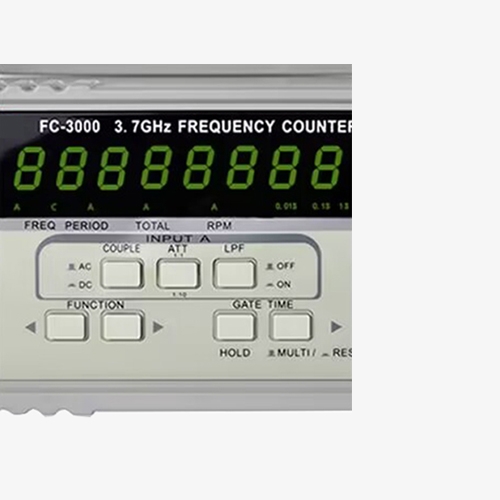 LCD display frequency counter screen details