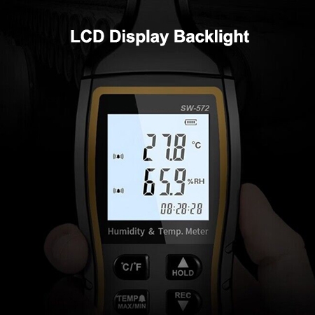 LCD display thermometer hygrometer