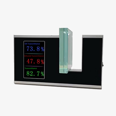 Light transmission meter detail