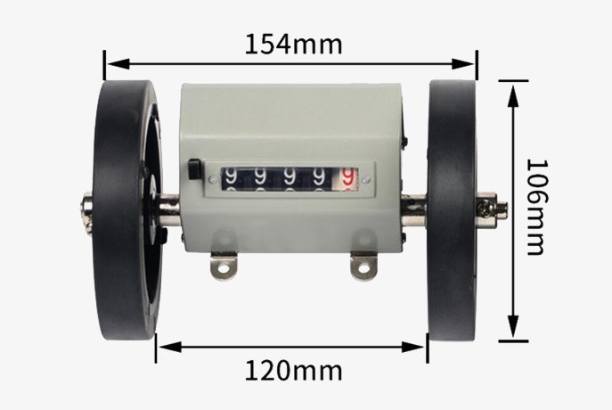 Mechanical length counter meter dimensions