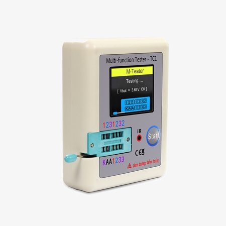 Multifunction LCR transistor tester