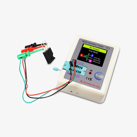 Multifunction transistor tester