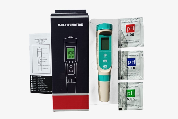 Multifunction water quality tester packing lists