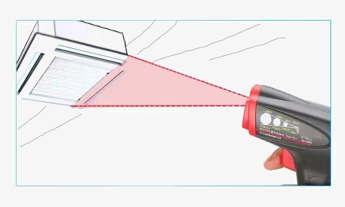 No touch mini handheld ir thermometer scan function