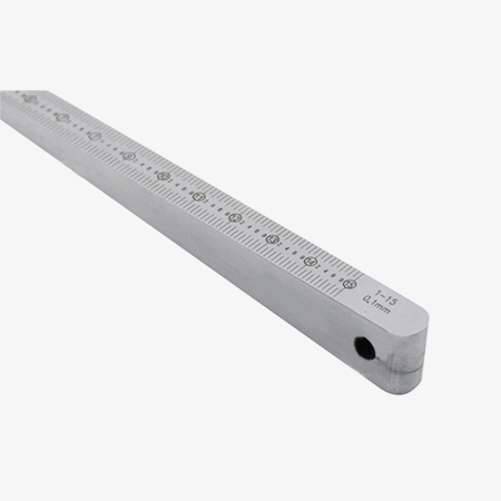 Digital wedge feeler gauge detail