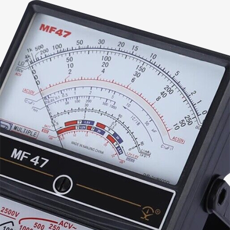 Pocket analog multimeter