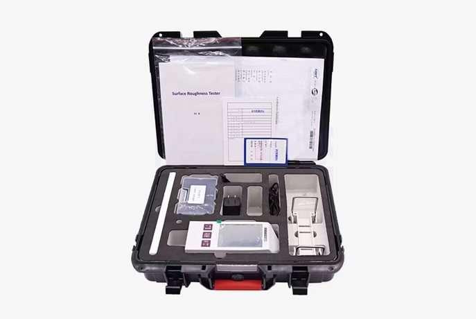 Portable contact profilometer surface roughness gauge packing list