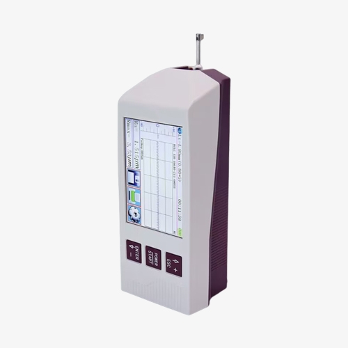 Portable contact profilometer surface roughness gauge