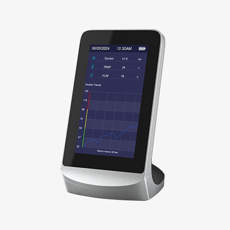 Portable indoor air quality monitor details