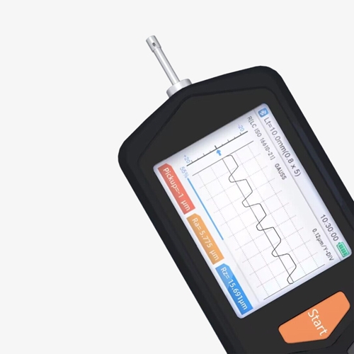 Portable surface roughness meter for metal plastic details