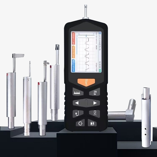 Portable surface roughness meter for metal plastic sensor