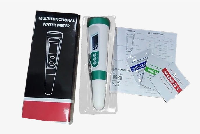 Portable water quality tester packing lists