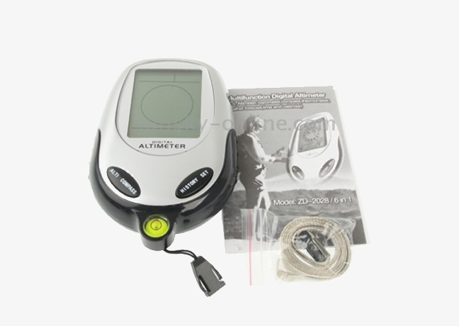 Portable waterproof digital altimeter barometer packing lists