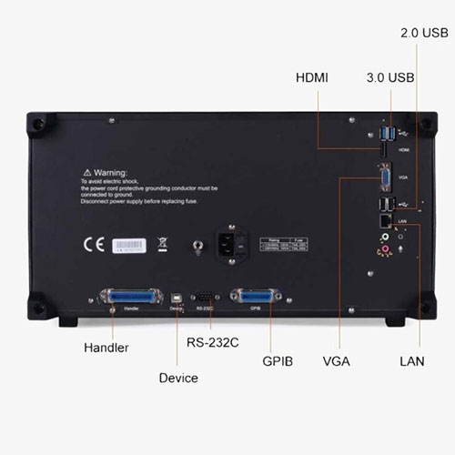 Precision lcr impedance analyzer interface