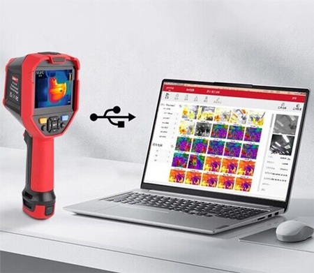 Professional infrared imaging camera with data transfer