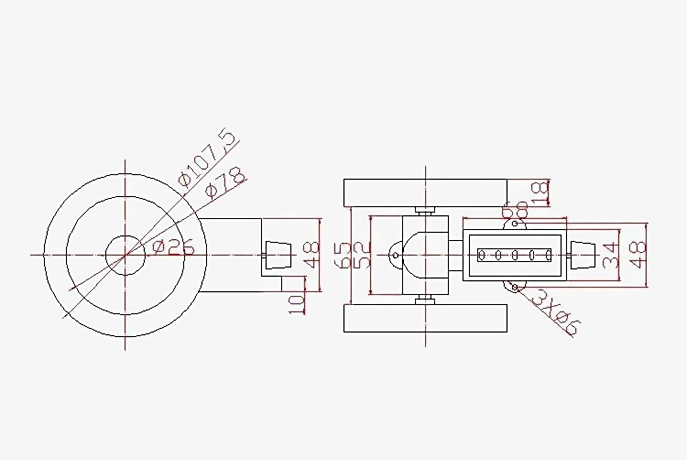 Roller type meter counter specifications