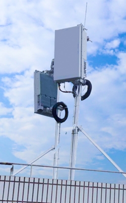 Satellite finder for telecommunications