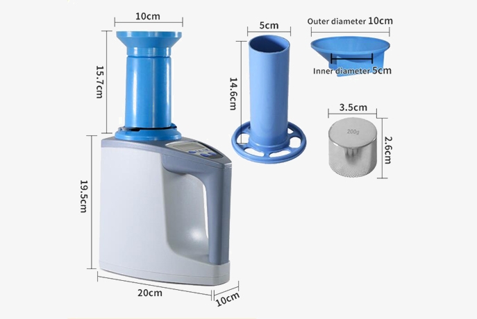 Smart grain moisture meter dimension