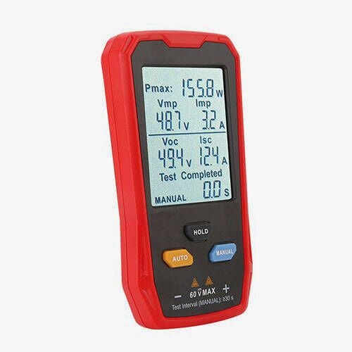 Solar panel tester for pv detail