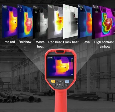Thermal heat scanner equipped with 7 color modes