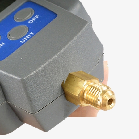 Thermistor digital vacuum gauge detail