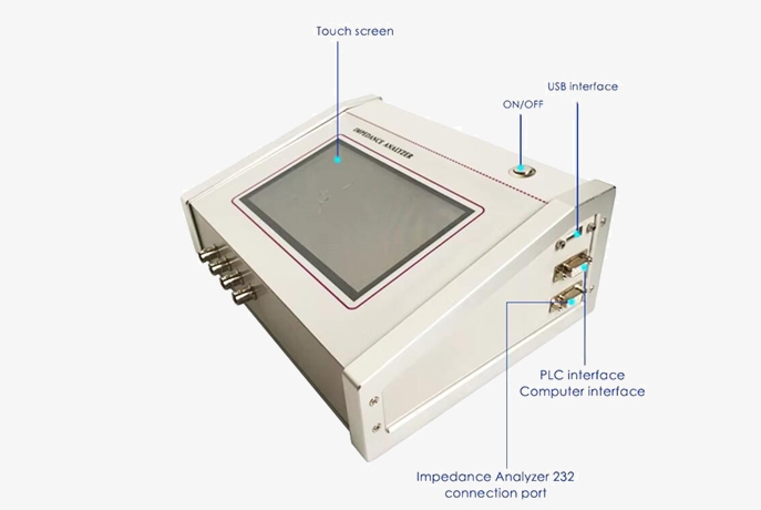 Ultrasonic usb impedance analyzer button details