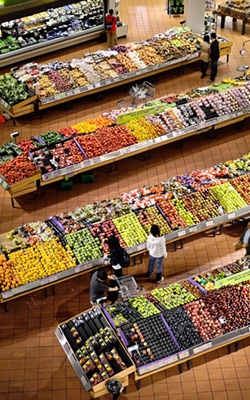 Weighing indicator for supermarket