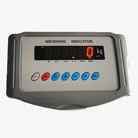 Weighing scale indicator detail