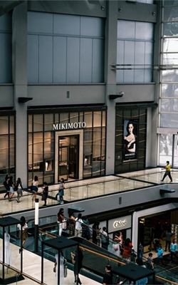 Smoke detector for shopping mall